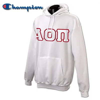 Alpha Omicron Pi Champion Powerblend Hoodie - S700 - TWILL