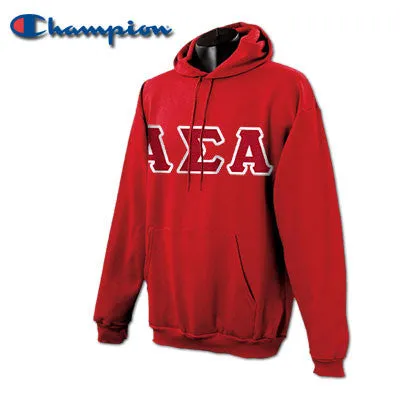 Alpha Sigma Alpha Champion Powerblend Hoodie - S700 - TWILL