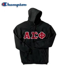 Alpha Sigma Phi Champion Powerblend Hoodie - S700 - TWILL