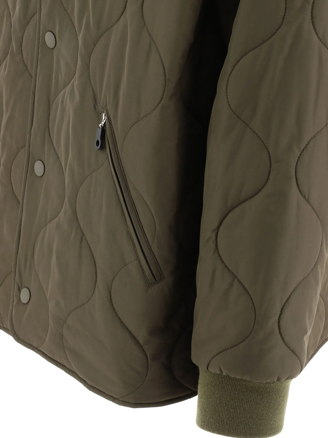 A.P.C. Quilted Green Jacket for Men - Fall/Winter 2024