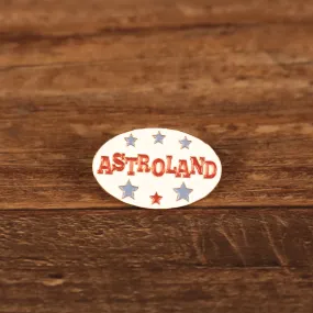 Astroland Vintage Amusement Park Sign Fitted Cap Pin | Enamel Pin For Hat