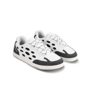 Barebarics Fusion Leather Sneaker - White & Charcoal 38 - Like New