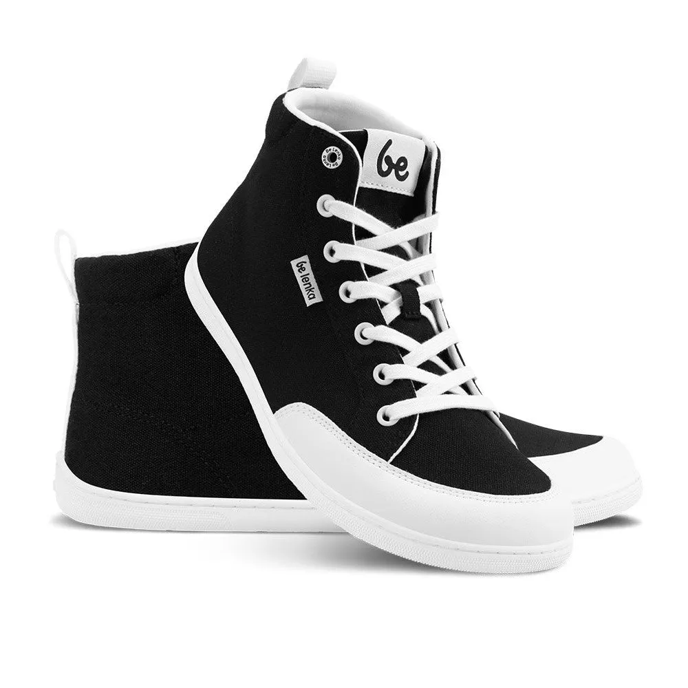 Be Lenka Rebound High-Top Canvas Sneaker - Black & White 42 - Like New