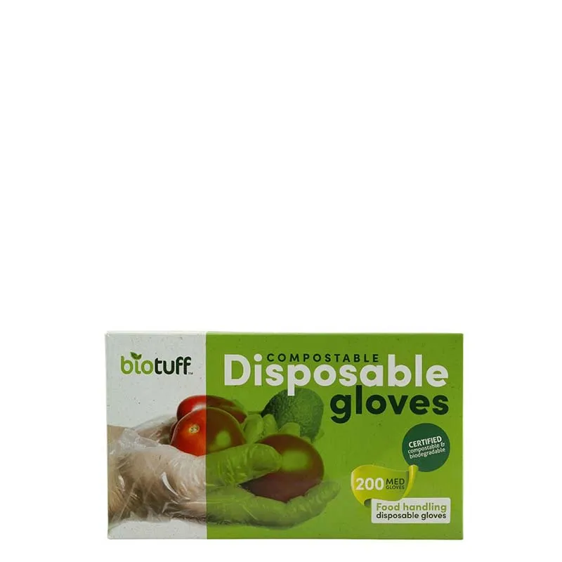 BIOTUFF Compostable Disposable Gloves