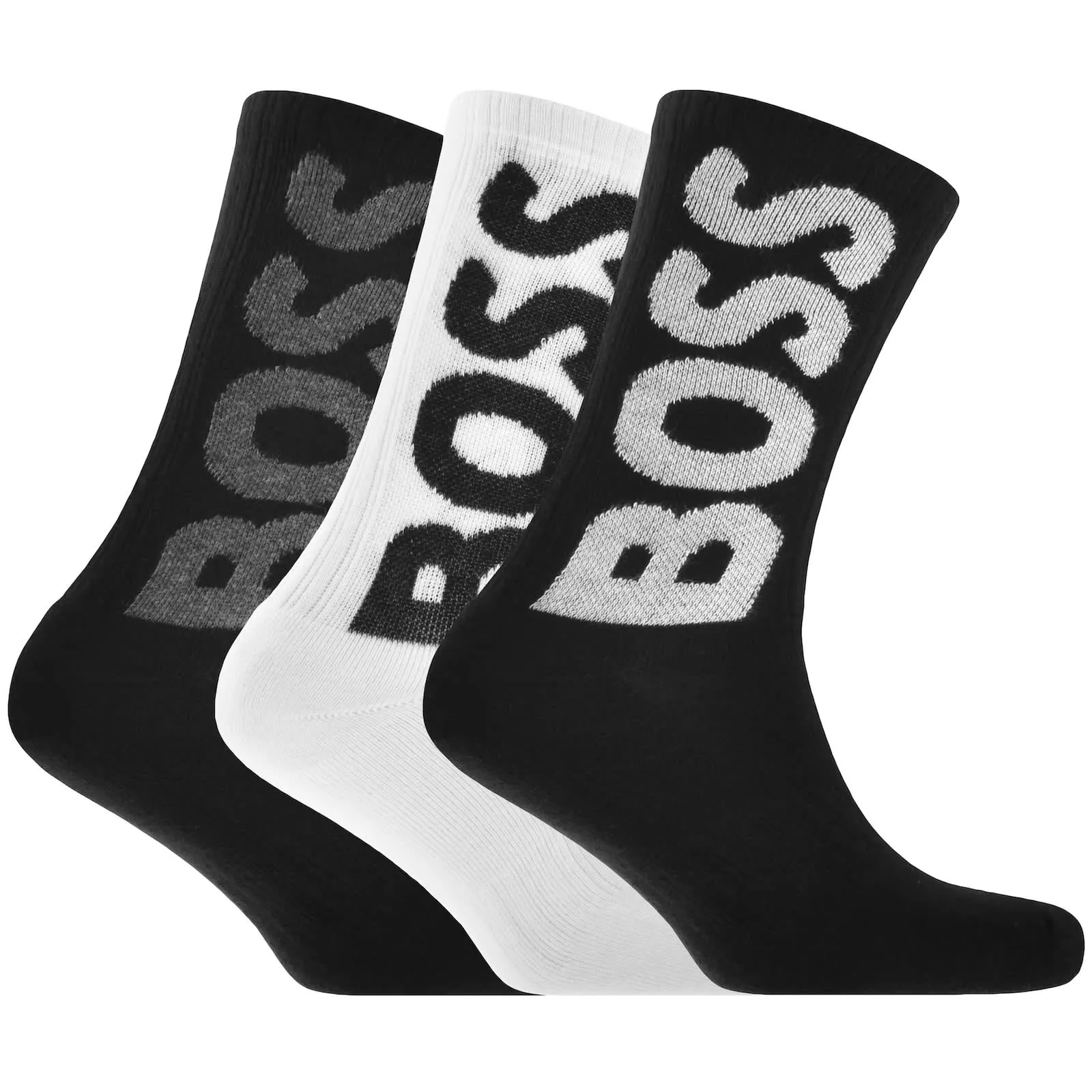 BOSS 3 Pack Logo Socks