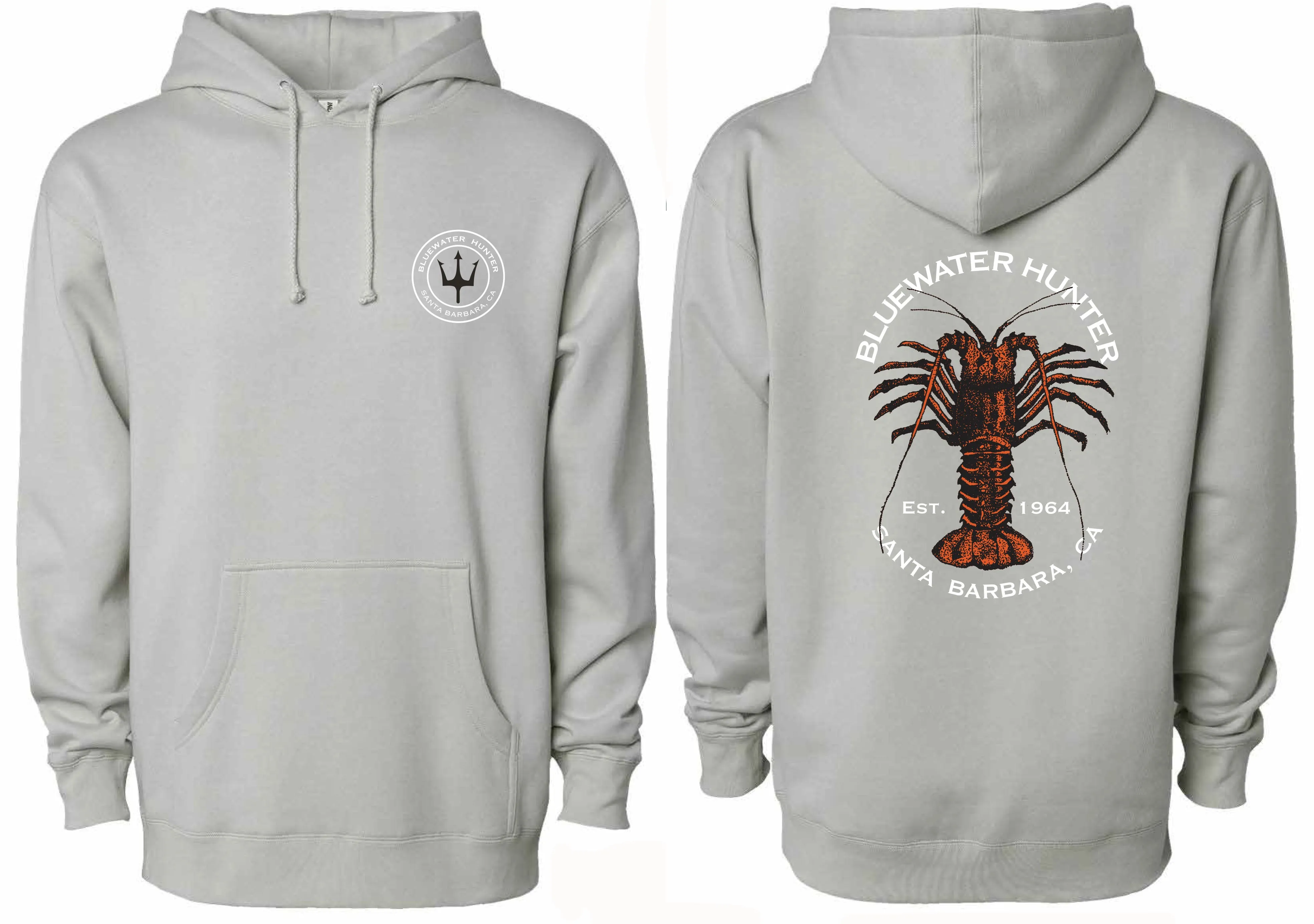 BWH Lobster Full-Zip Hoodie - Titanium