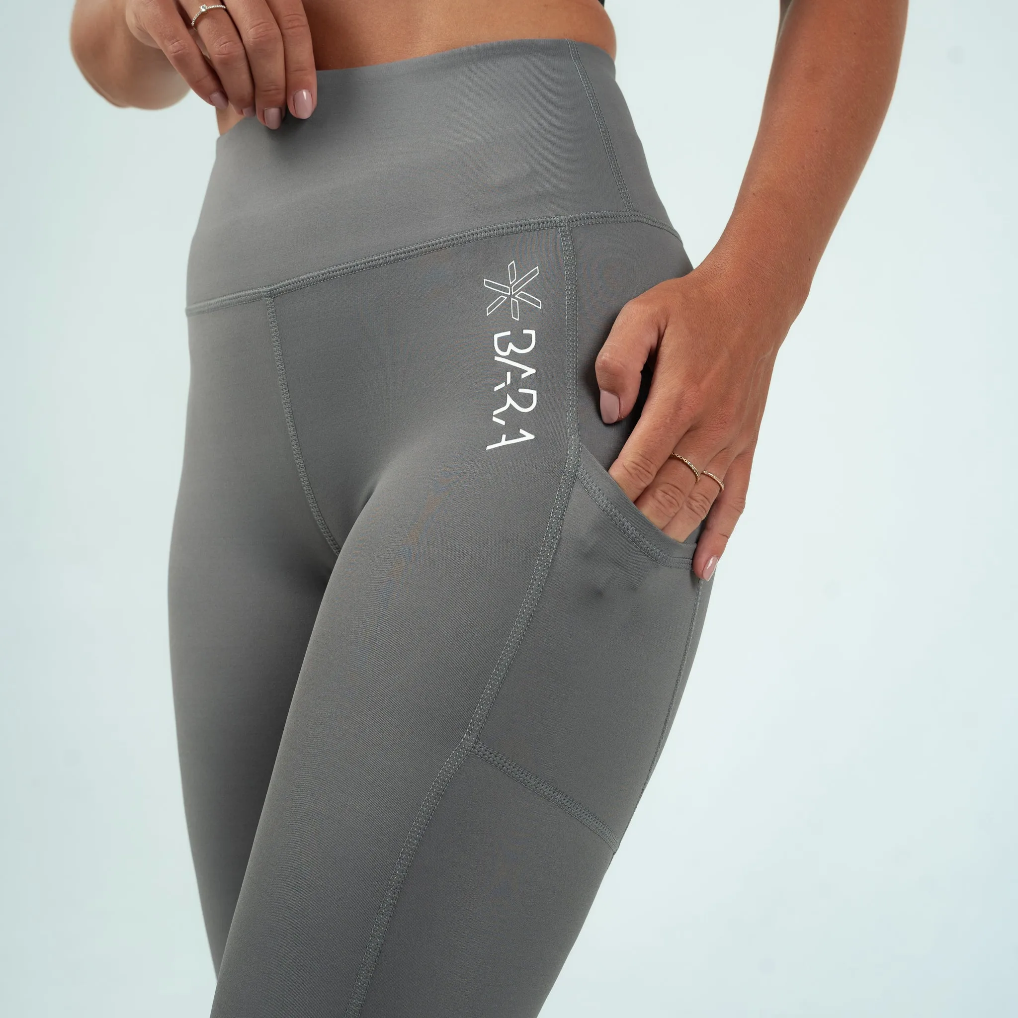 Charcoal Power Capri Tights