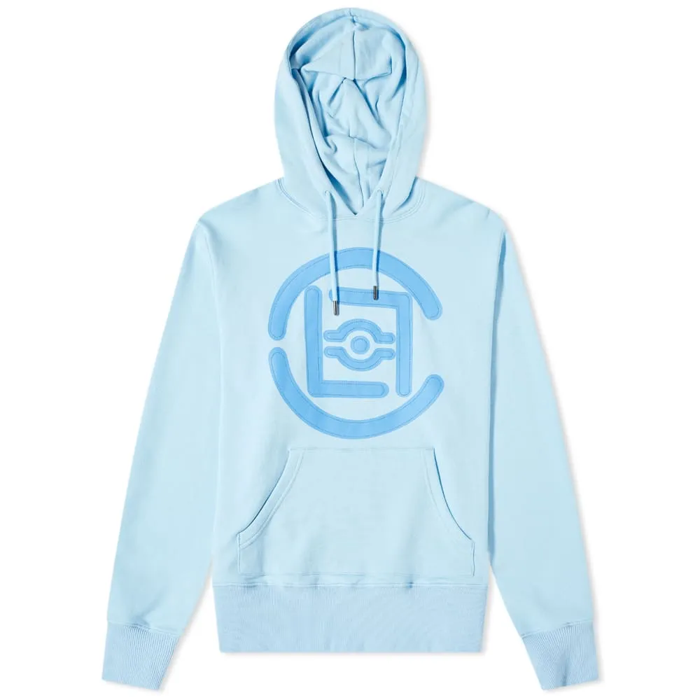 CLOT Fifth Elemental Clot Logo Applique Pullover HoodyBlue