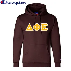 Delta Phi Epsilon Champion Powerblend Hoodie - S700 - TWILL