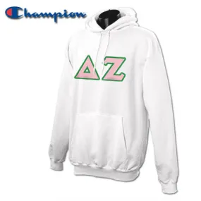 Delta Zeta Champion Powerblend Hoodie - S700 - TWILL