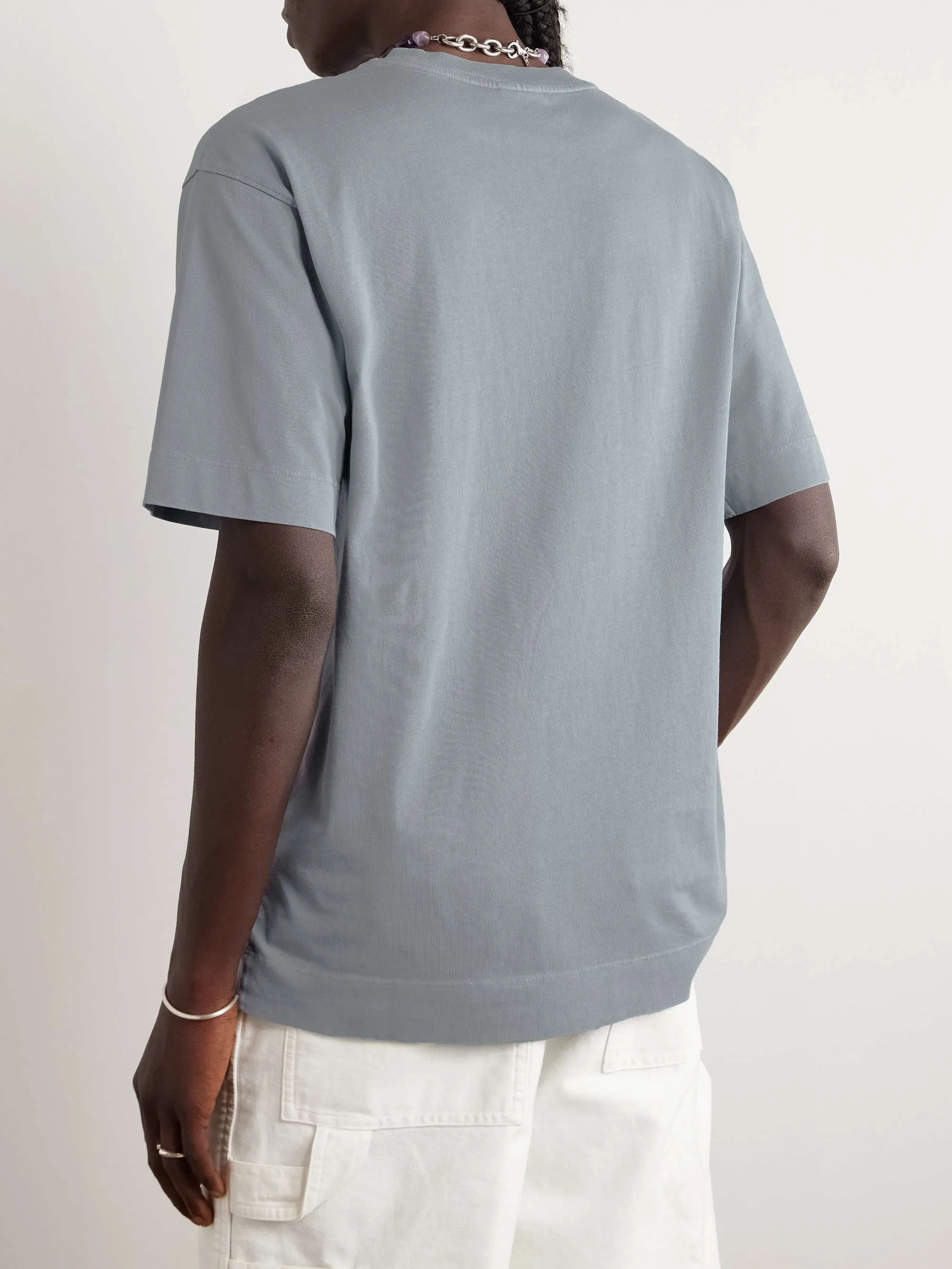 Dries Van Noten  |Crew Neck Unisex Street Style Plain Cotton Short Sleeves