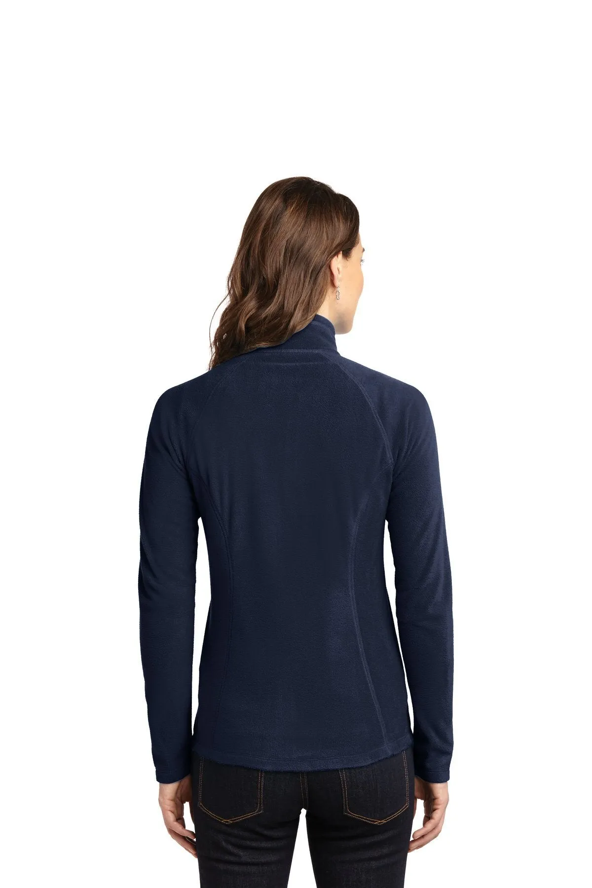 Eddie Bauer Ladies Full-Zip Microfleece Jacket EB225 Navy [Horton Group]