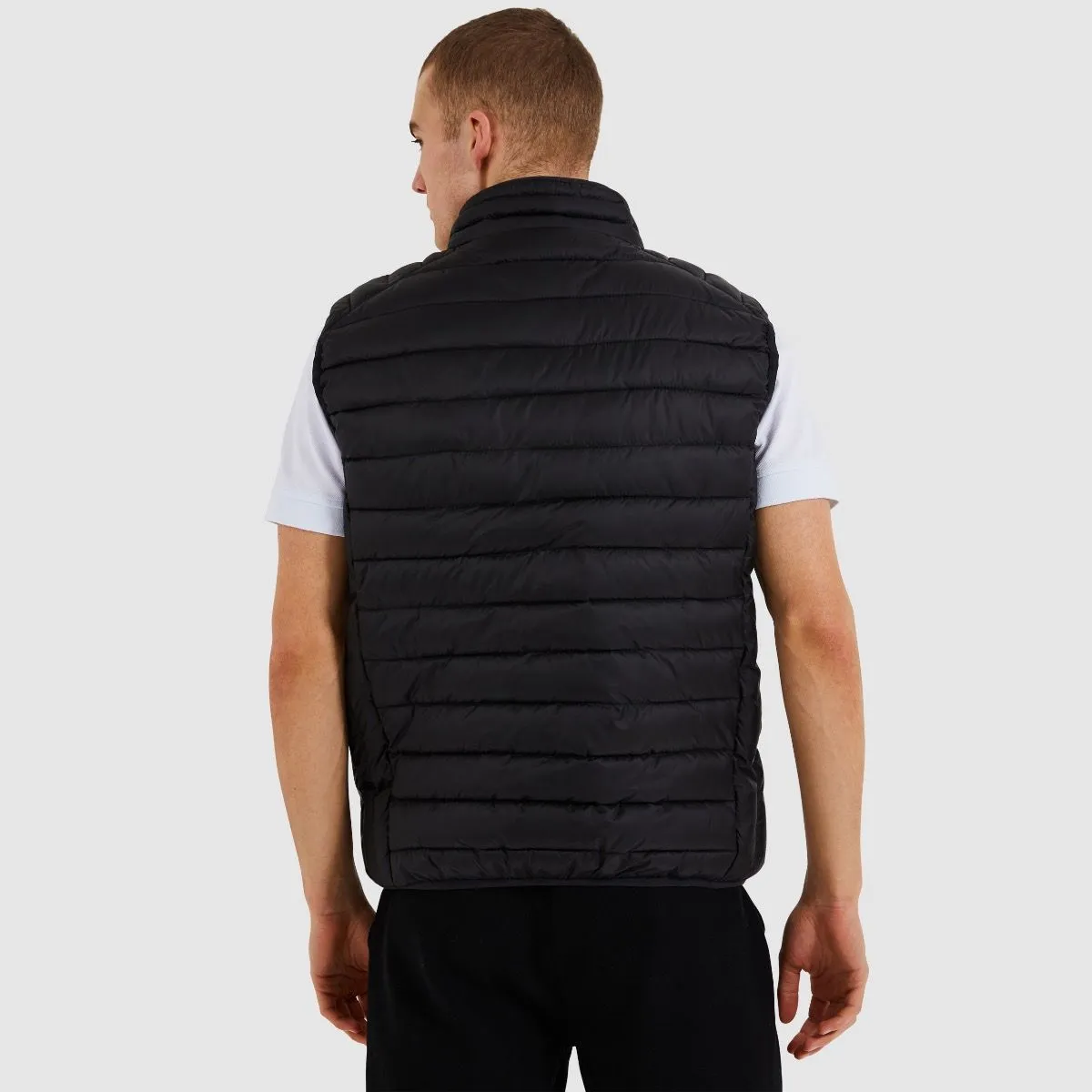 Ellesse Bardy Quilt Gilet Bodywarmer Black