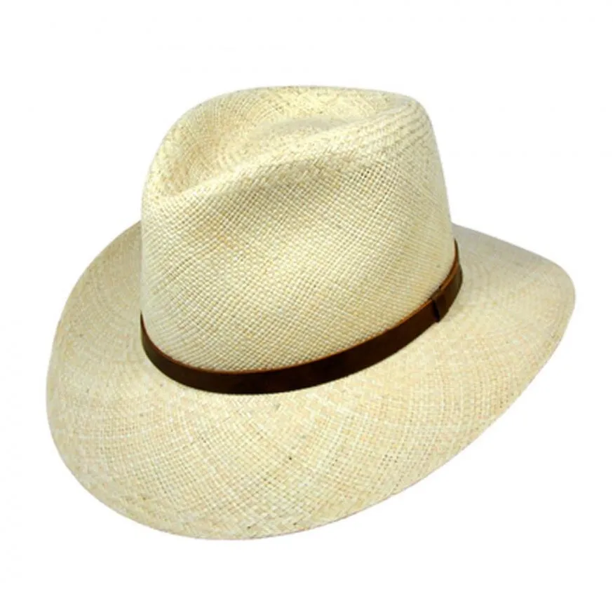 EXCLUSIVE Big and Tall Panama Hat treated with Teflon