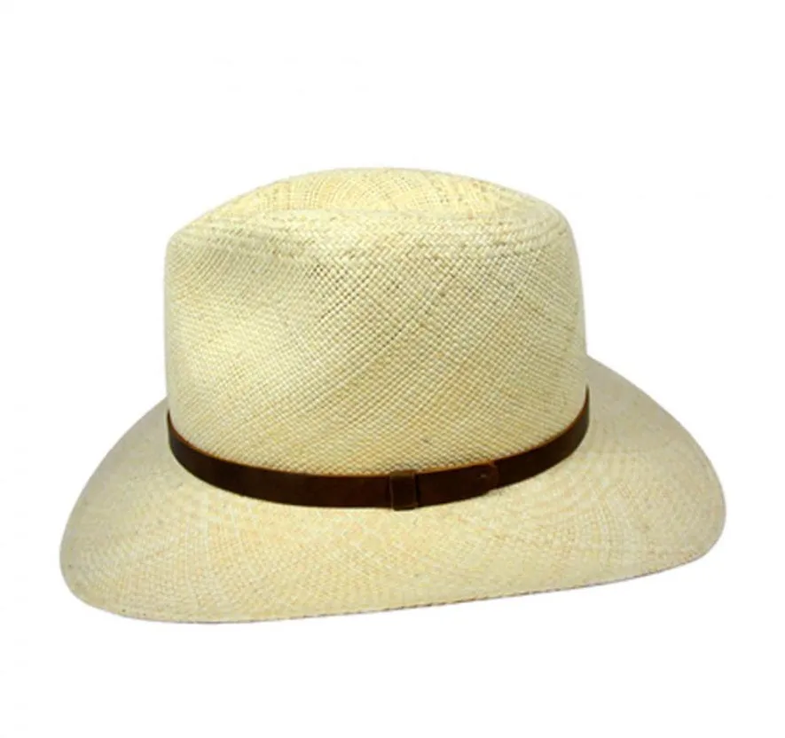 EXCLUSIVE Big and Tall Panama Hat treated with Teflon