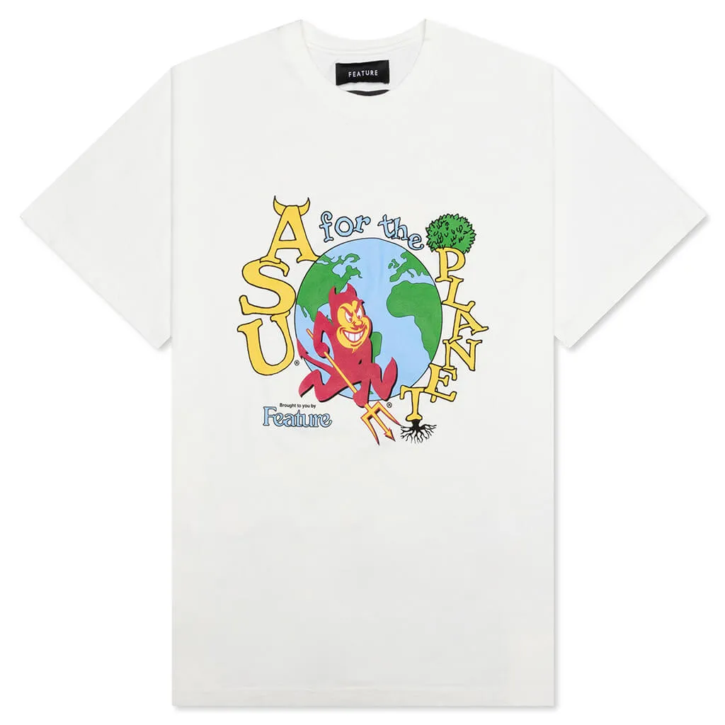 Feature x ASU For The Planet Tee - Cannoli Cream