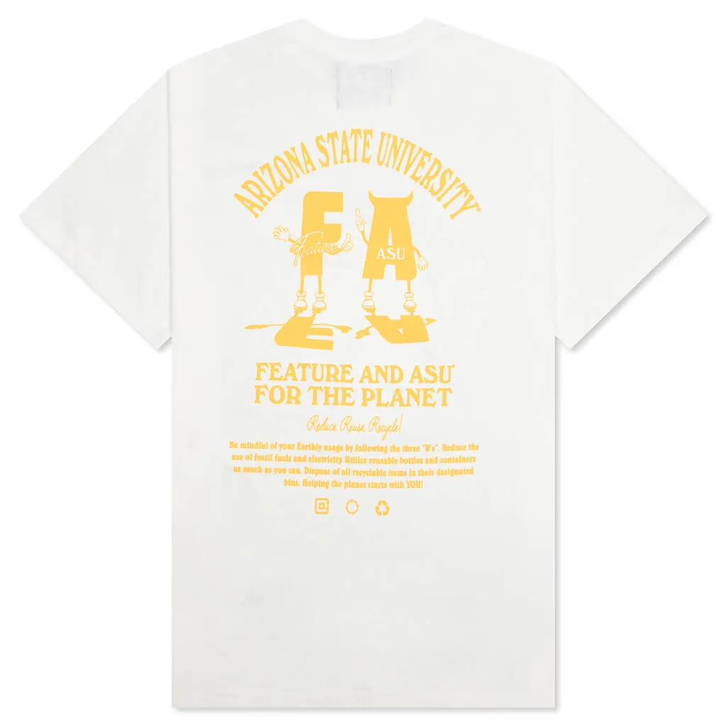 Feature x ASU For The Planet Tee - Cannoli Cream