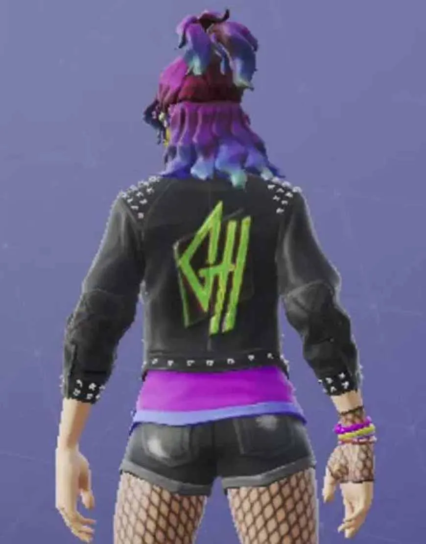 Fortnite Synth Star Leather Jacket | ujackets.com - 30% OFF