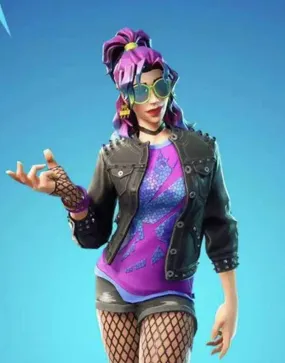 Fortnite Synth Star Leather Jacket | ujackets.com - 30% OFF