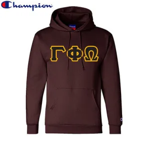 Gamma Phi Omega Champion Powerblend Hoodie - S700 - TWILL