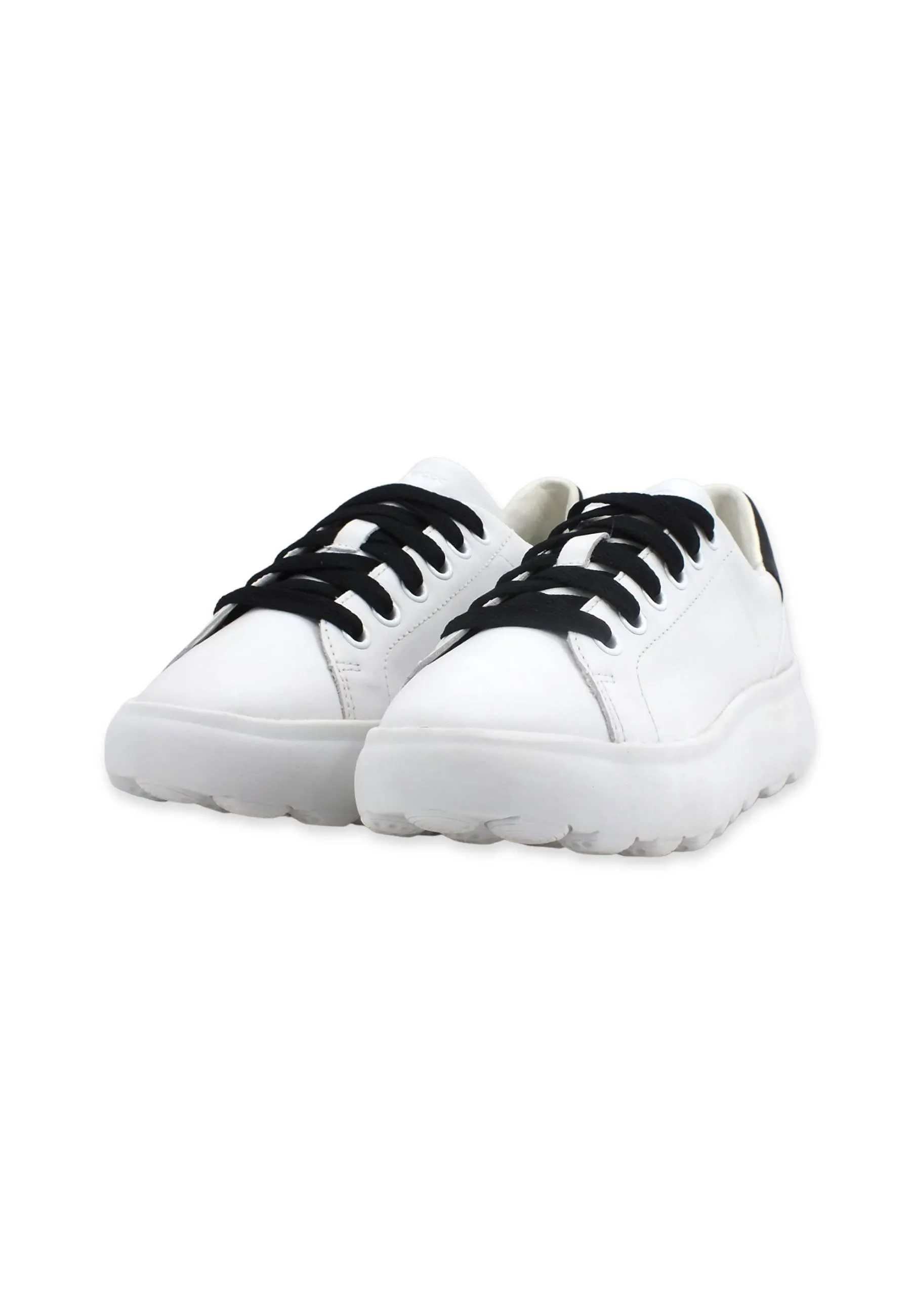 GEOX Spherica Sneaker Donna White Black D35TCB00085C0404