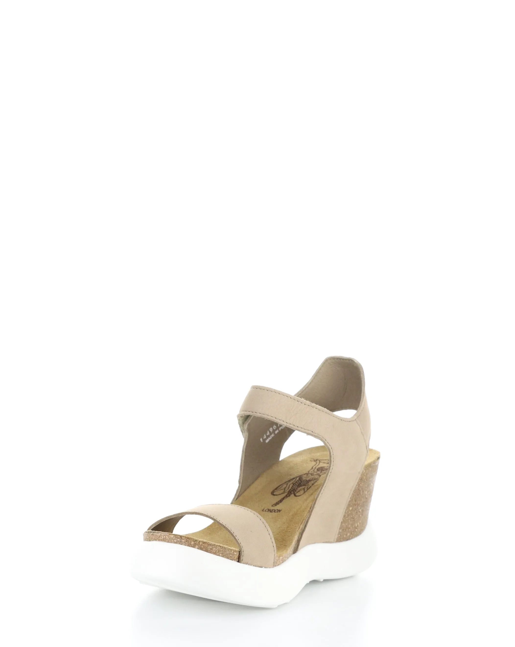 GOGO967FLY 005 TAUPE Velcro Sandals