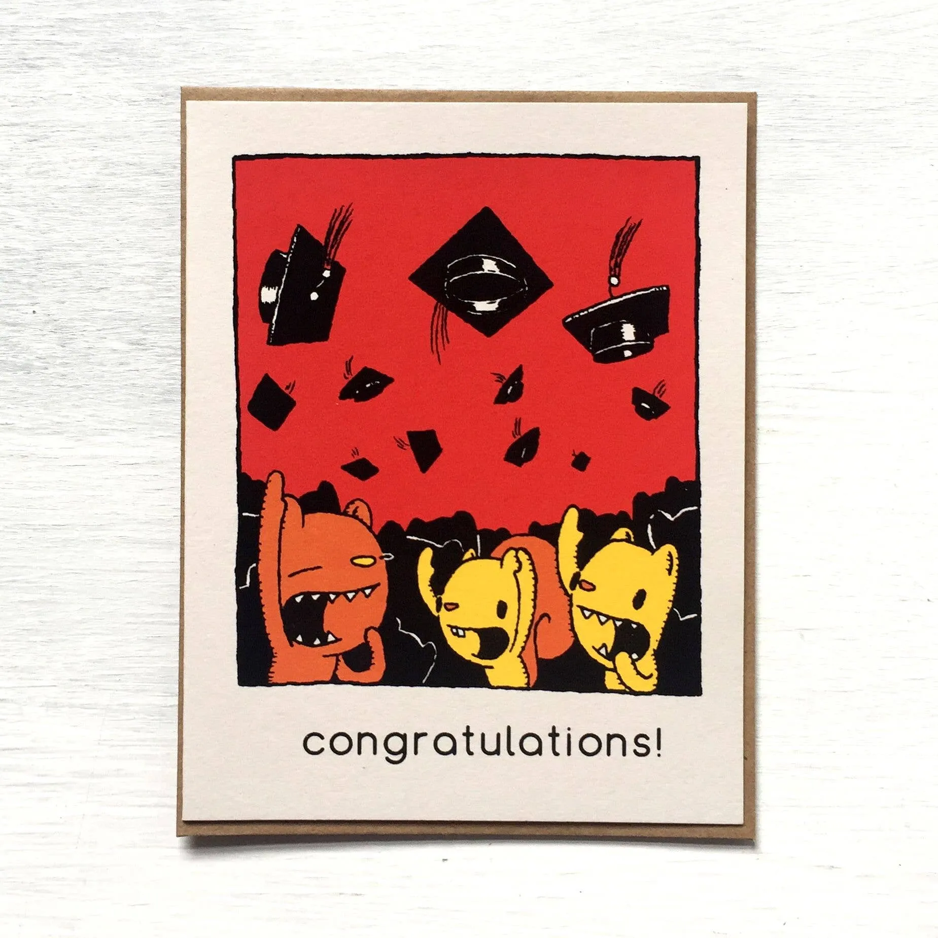 Hats Off Graduation Card