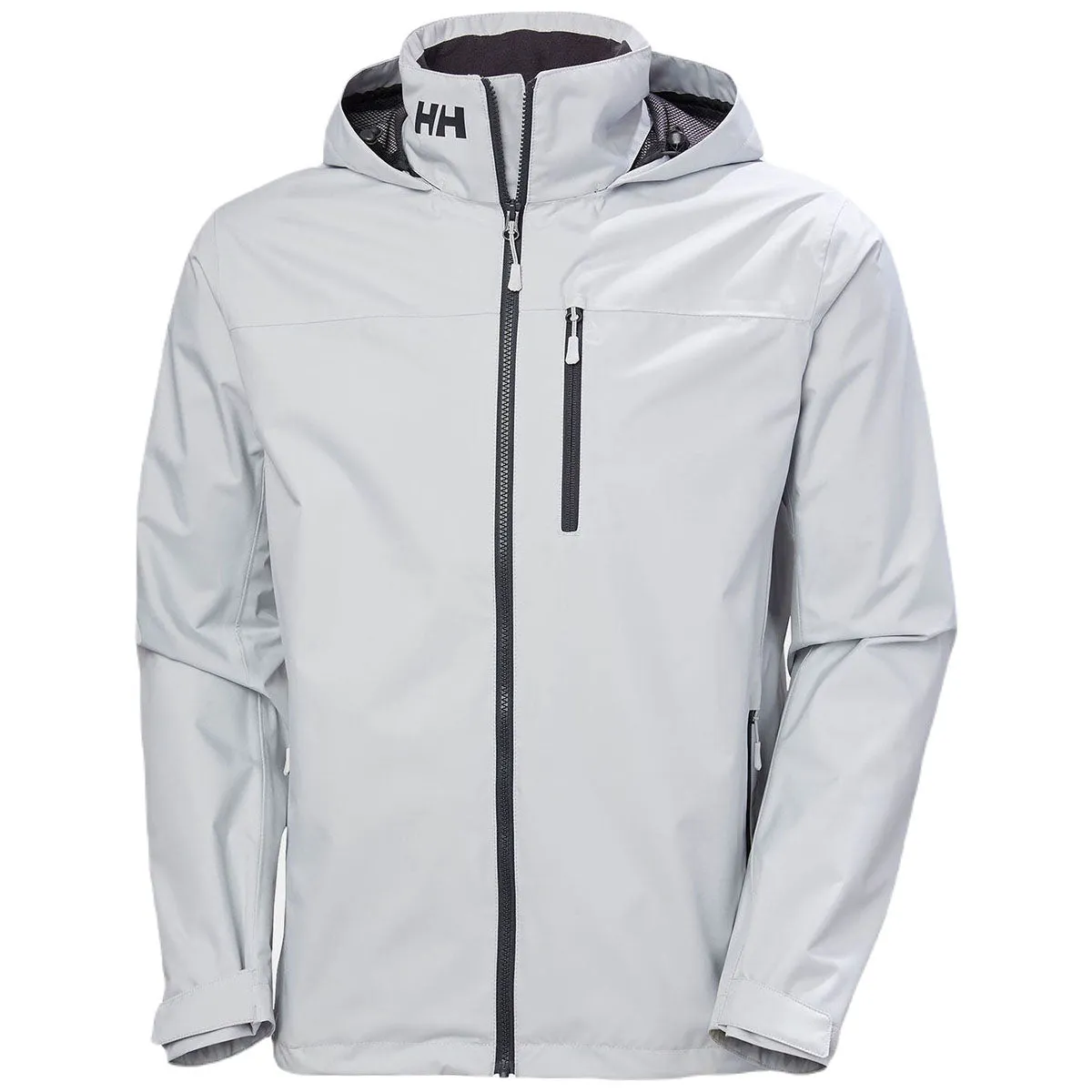 Helly Hansen Men's Grey Fog Crew Hooded Jacket 2.0