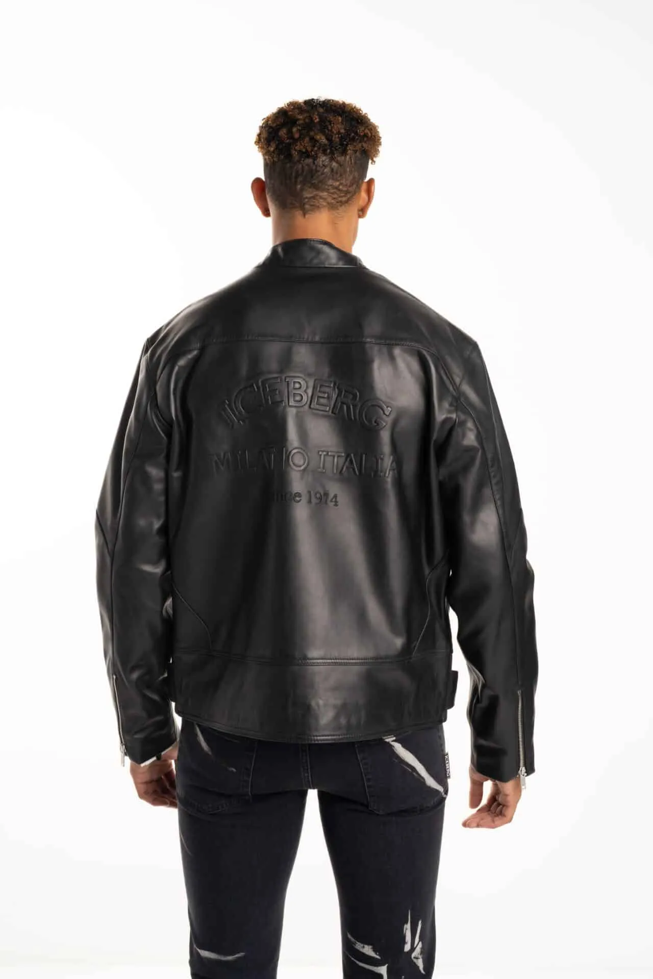 Iceberg Men’s Leather Jacket I1P ZO13 6804 9000