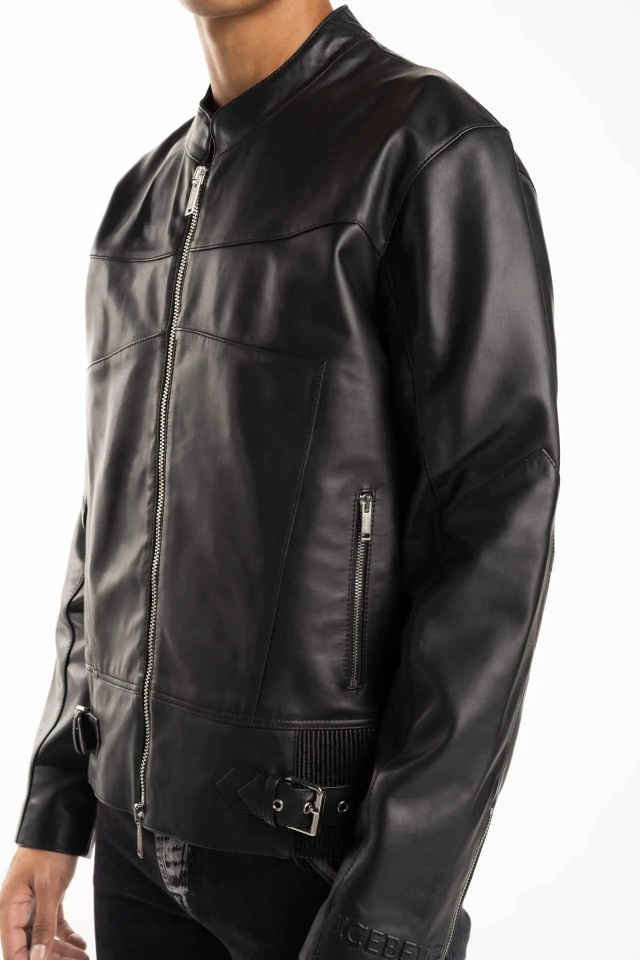 Iceberg Men’s Leather Jacket I1P ZO13 6804 9000