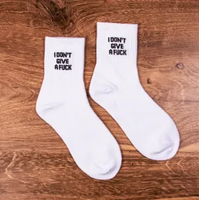 IDGAF Crew Sock