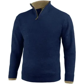 Jack Pyke Ashcombe Zip Neck Pullover Navy