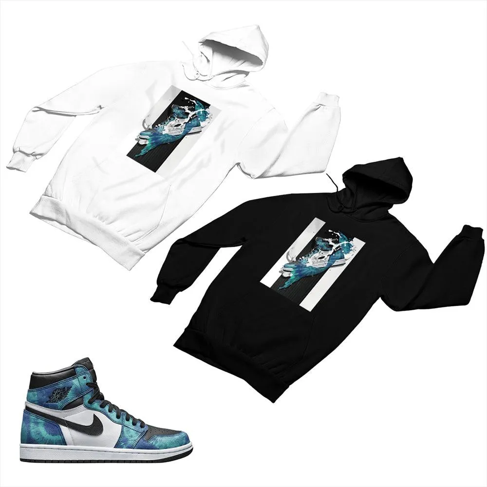 Jordan 1 Tie-Dye Matching Custom Designed Hoodies JD 1-69-19