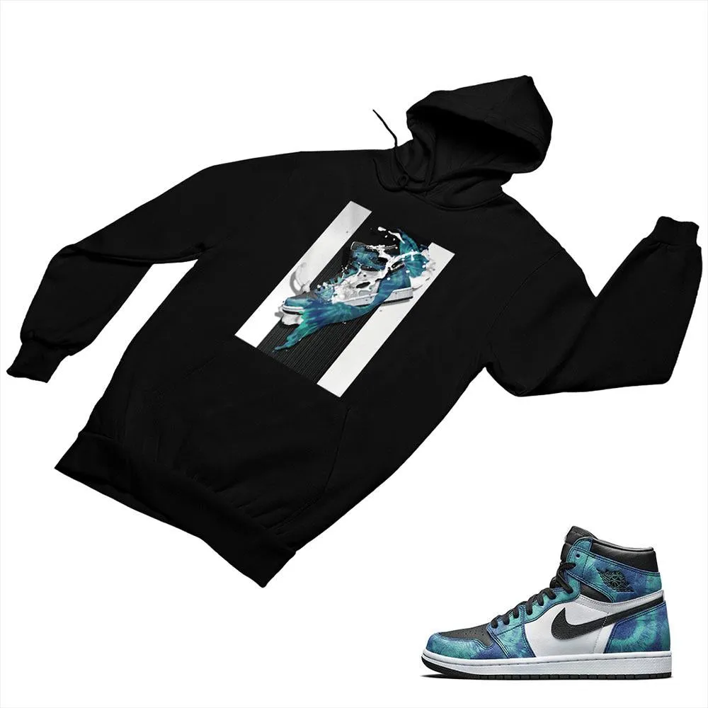 Jordan 1 Tie-Dye Matching Custom Designed Hoodies JD 1-69-19