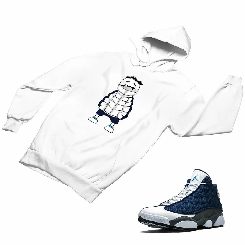 Jordan 13 flint grey Matching Custom Designed Hoodies JD 13-18-6