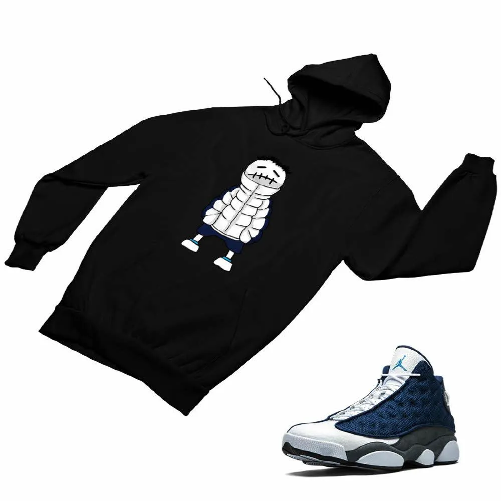 Jordan 13 flint grey Matching Custom Designed Hoodies JD 13-18-6