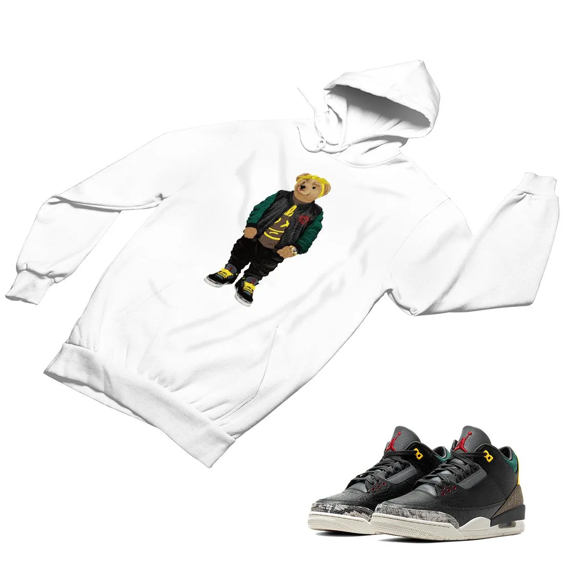 Jordan 3 Animal Matching Custom Designed Hoodies JD 3-11-14