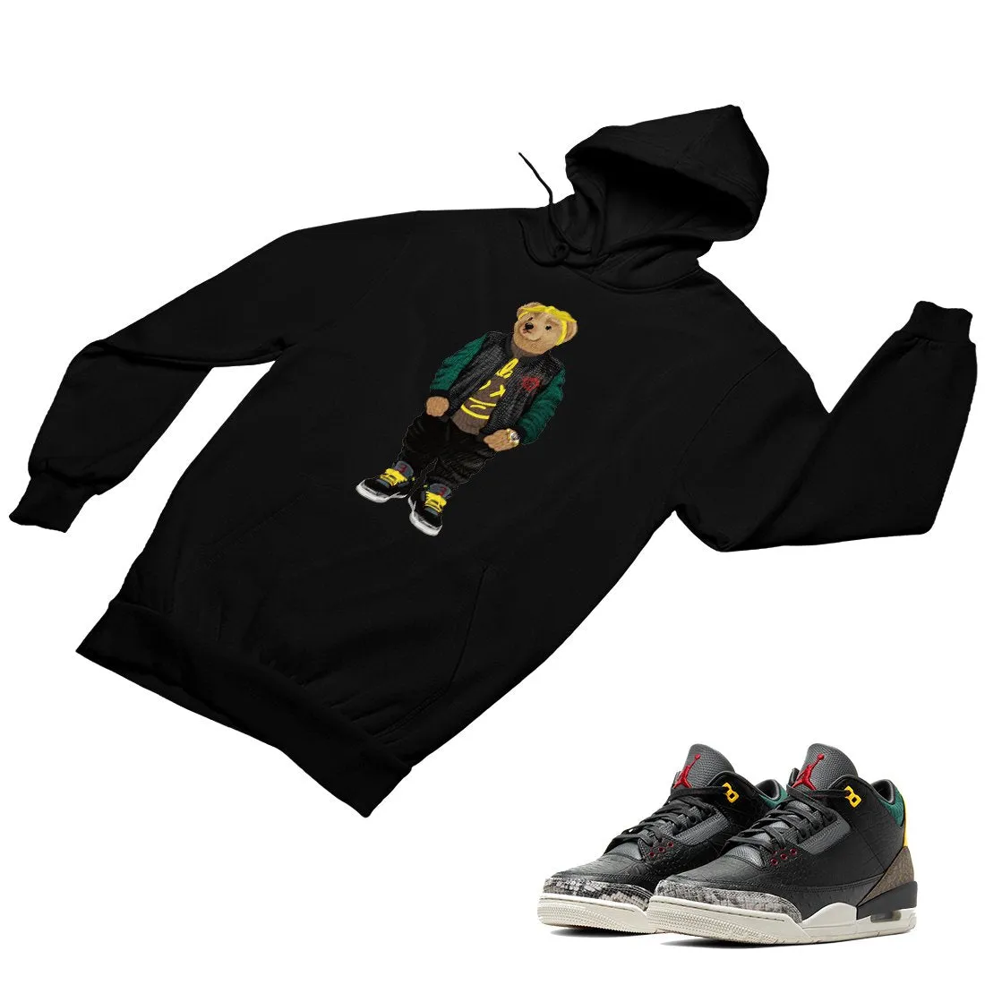 Jordan 3 Animal Matching Custom Designed Hoodies JD 3-11-14