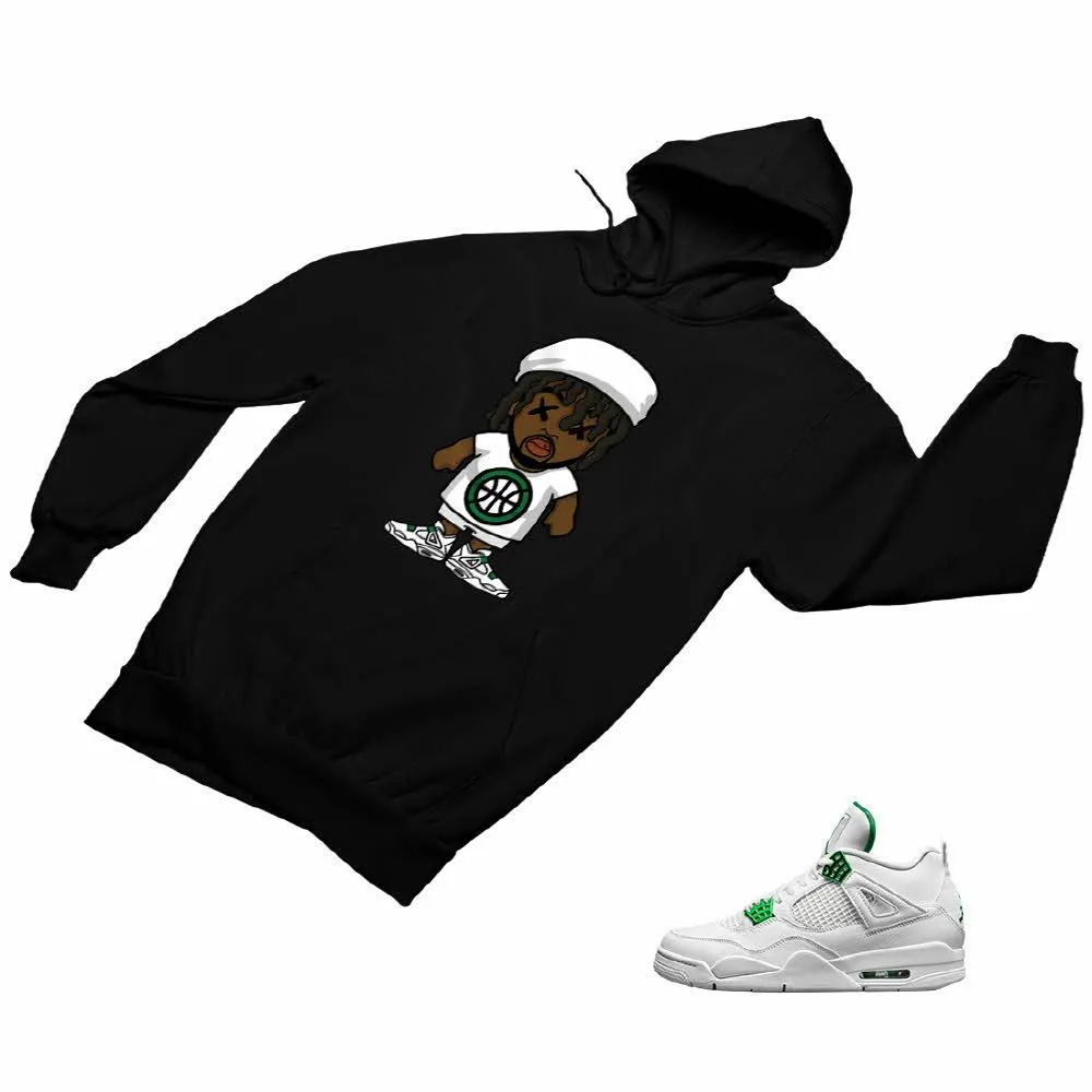 Jordan 4 Green Matching Custom Designed Hoodies JD 4-23-46