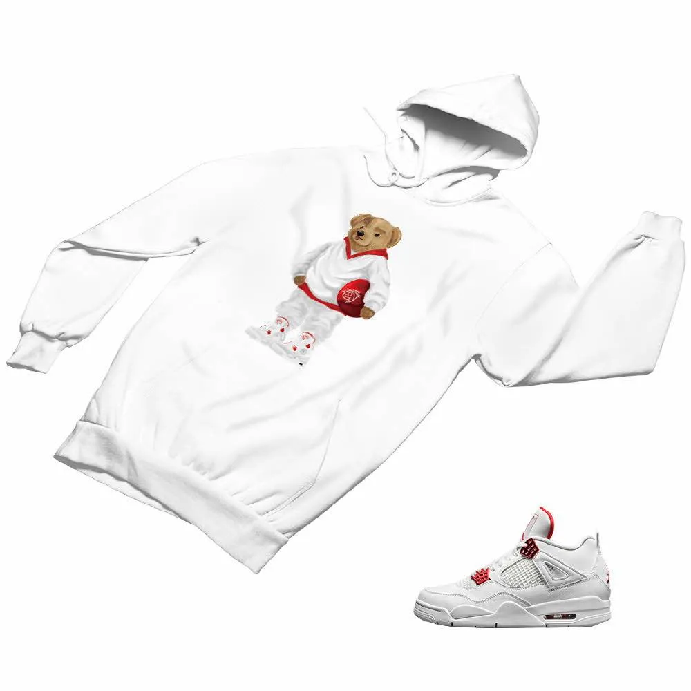 Jordan 4 Red Matching Custom Designed Hoodies JD 4-23-38