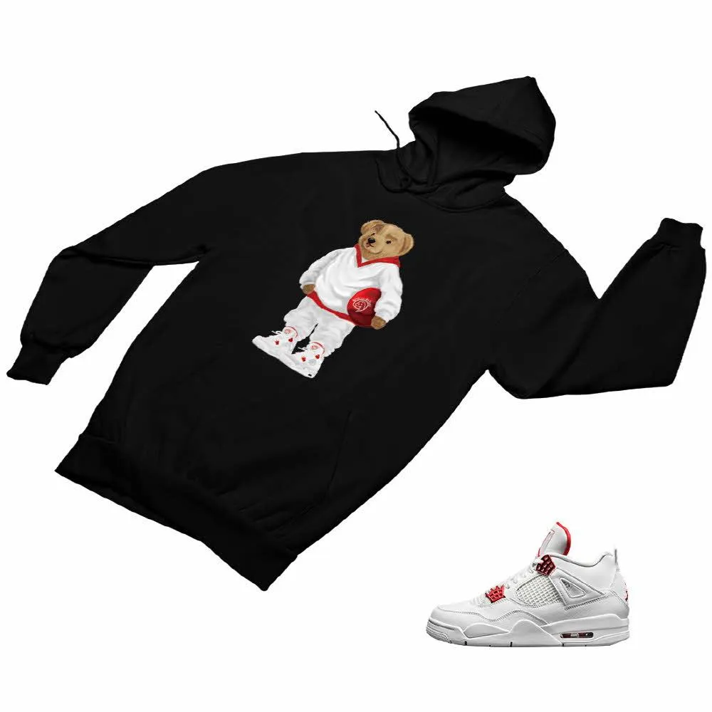 Jordan 4 Red Matching Custom Designed Hoodies JD 4-23-38