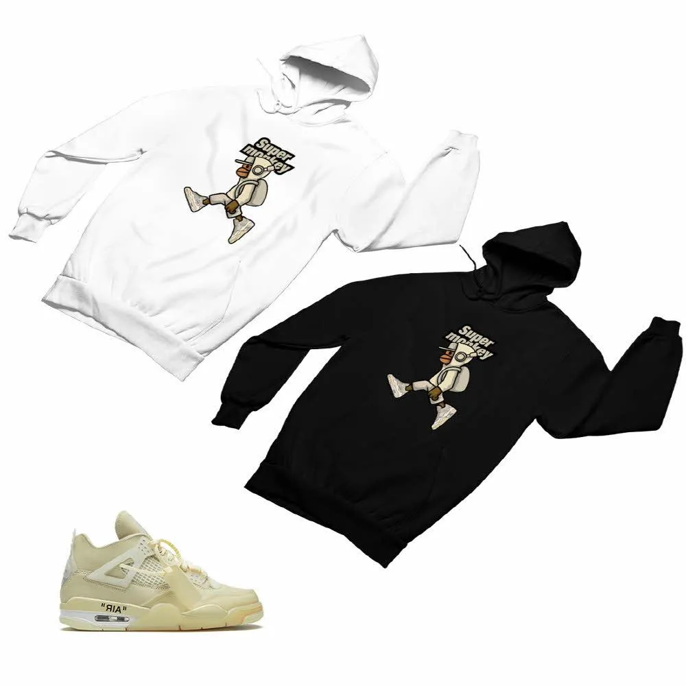 Jordan 4 Sail Matching Custom Designed Hoodies JD 4-24-11