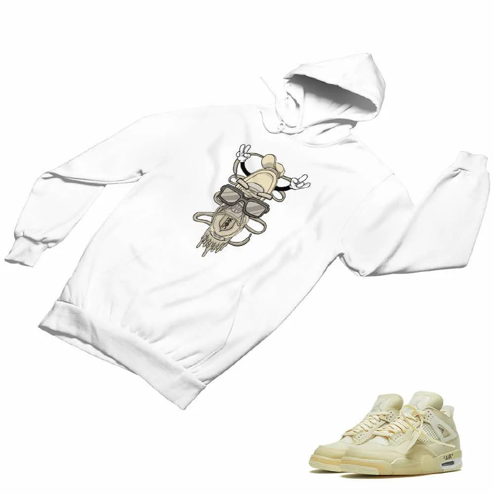 Jordan 4 Sail Matching Custom Designed Hoodies JD 4-24-2