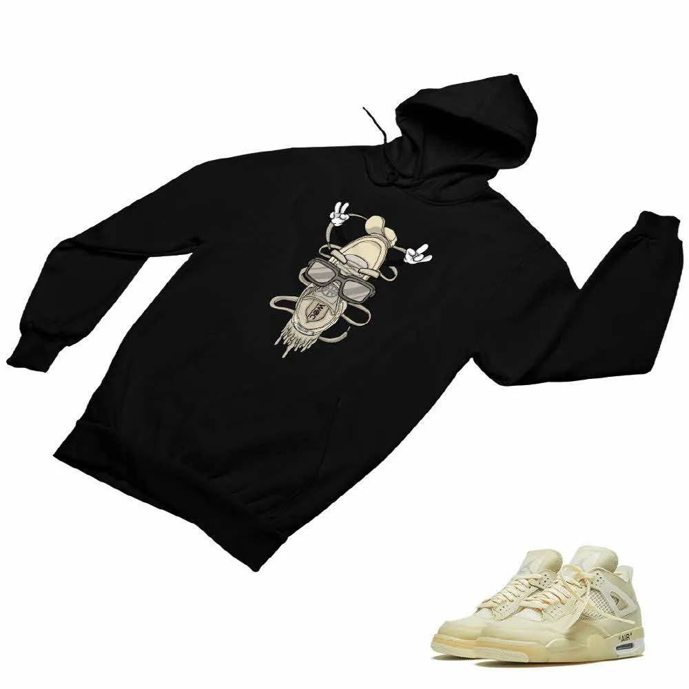 Jordan 4 Sail Matching Custom Designed Hoodies JD 4-24-2