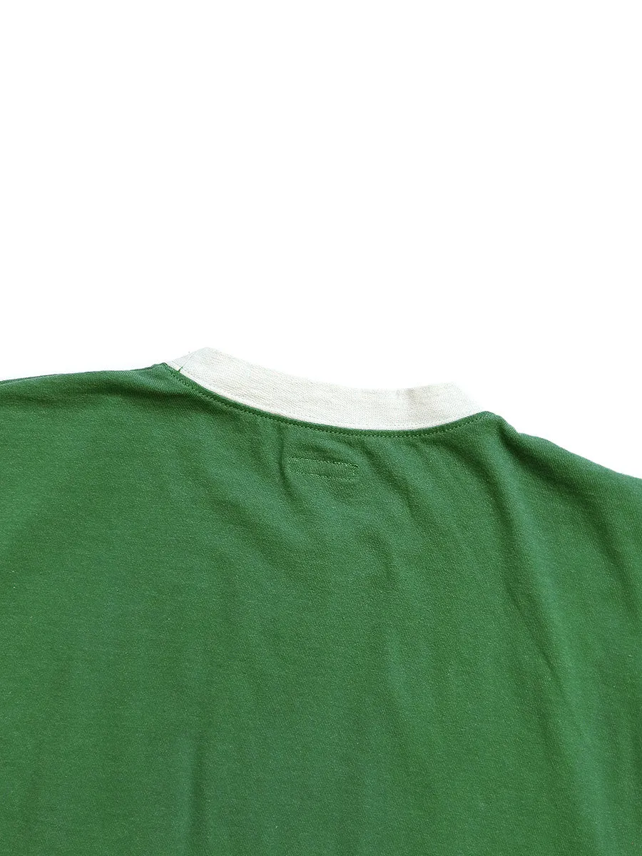 Kapital 20 T-cloth Ringer Tee (PECKISH RAINBOWYpt)