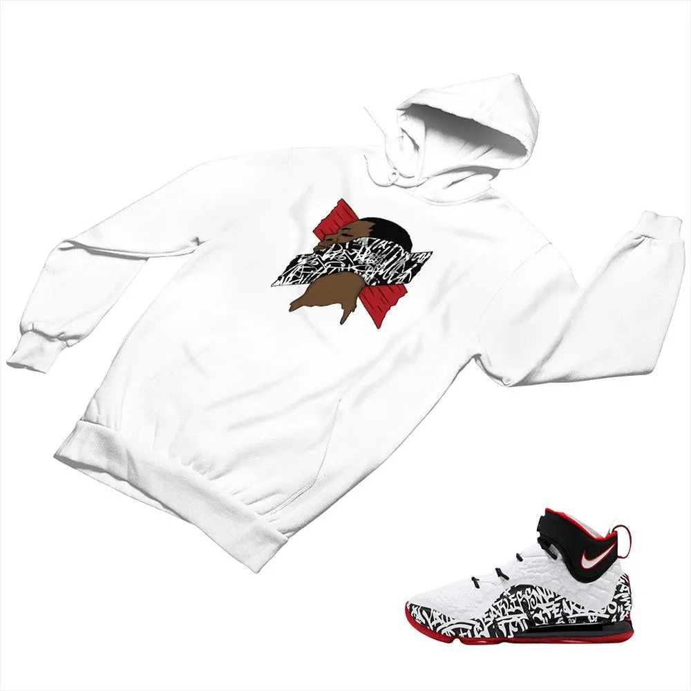 LeBron 17 Graffiti Matching Custom Designed Hoodies NLB17 1-4-12