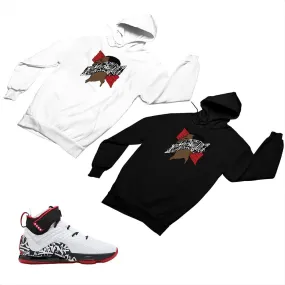 LeBron 17 Graffiti Matching Custom Designed Hoodies NLB17 1-4-12