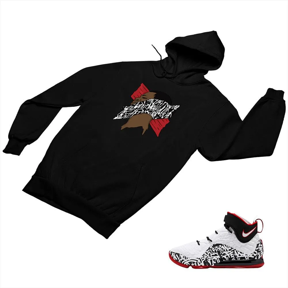 LeBron 17 Graffiti Matching Custom Designed Hoodies NLB17 1-4-12