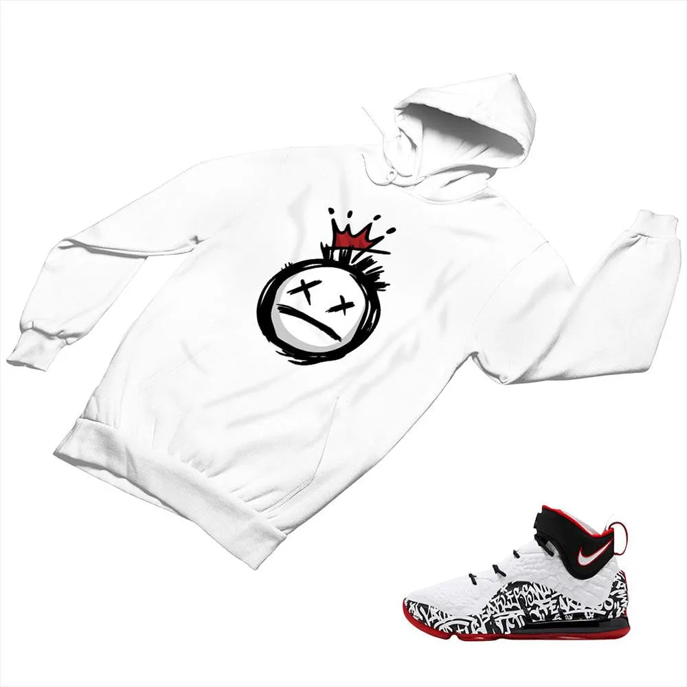 LeBron 17 Graffiti Matching Custom Designed Hoodies NLB17 1-4-5