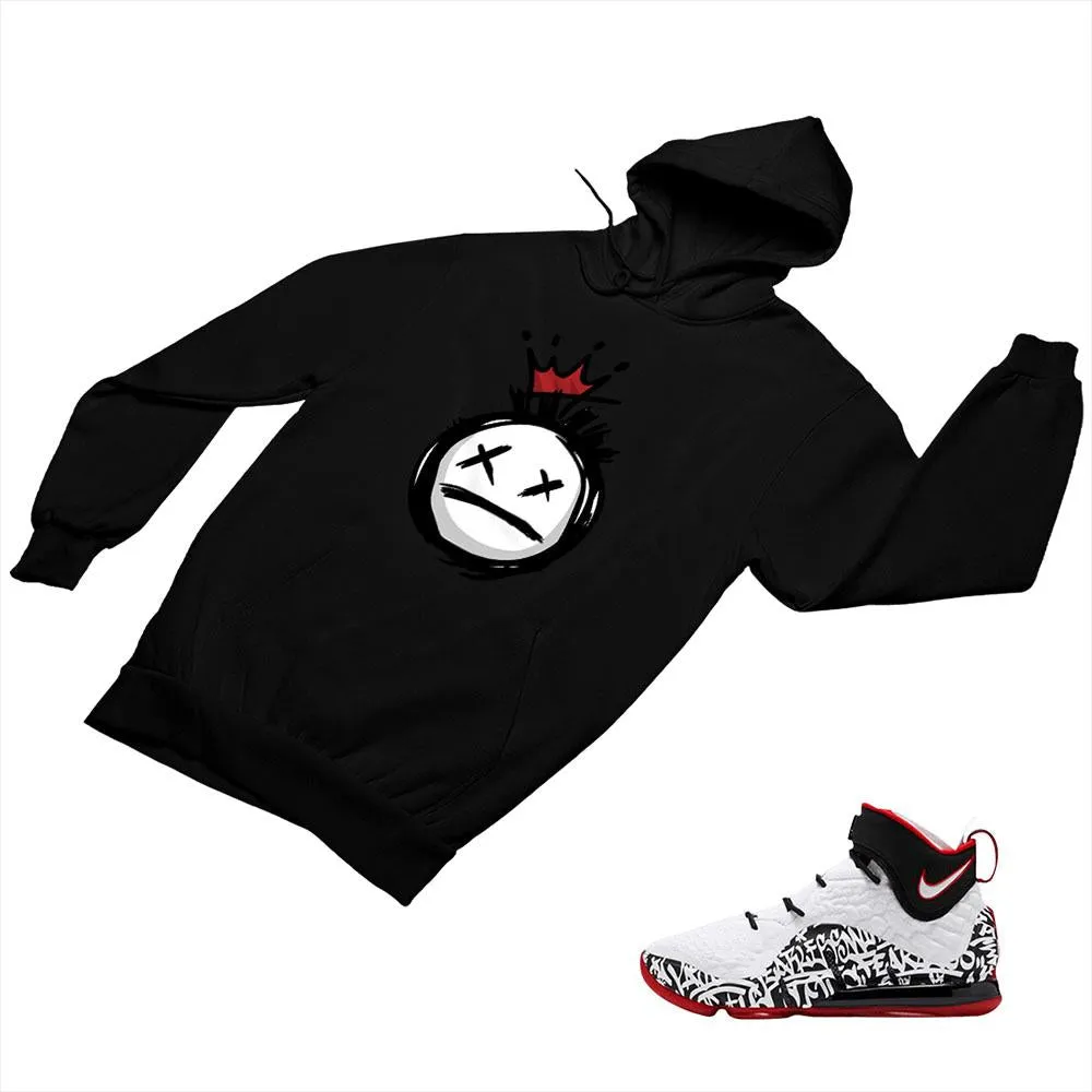 LeBron 17 Graffiti Matching Custom Designed Hoodies NLB17 1-4-5